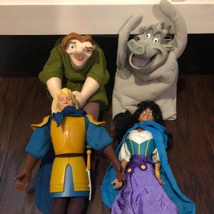 1996 Burger King Disney Hunchback of Notre Dame Finger Puppets